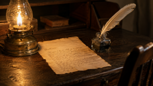 Jefferson's Letter to the Danberry Baptist association On a Desk