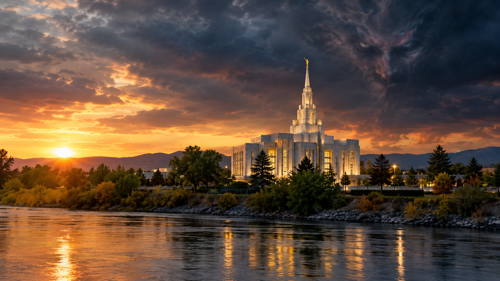 LDS Temple Idaho Falls